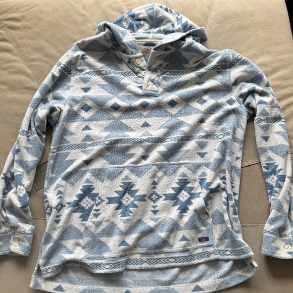 Faherty Organic Cotton Baja Hoodie - Doug Good Feather Native Design XL - Picture 1 of 6